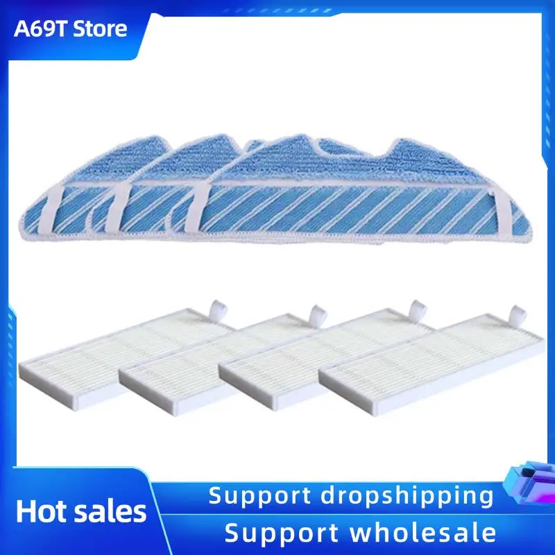 

A69T Robot Vacuum Cleaner Accessories Mop Cloth Rag Accessories Sweeping Robot Accessories And Consumables