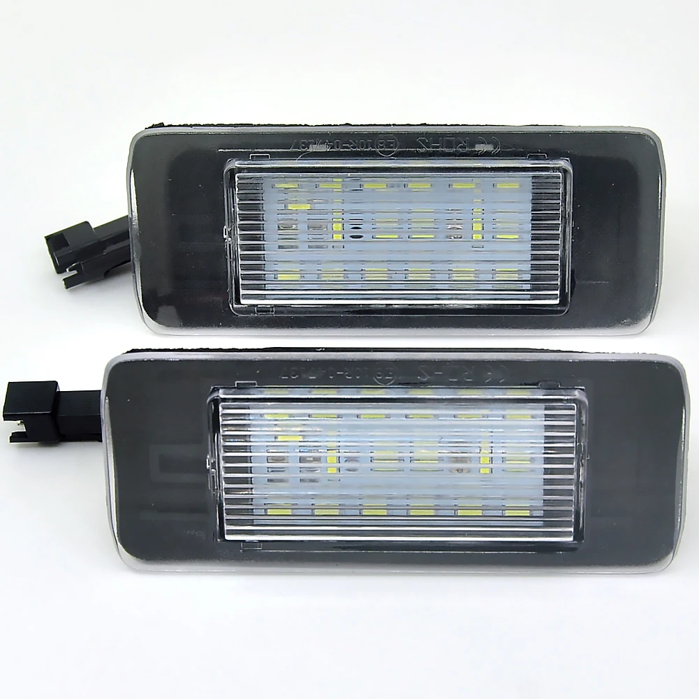 2 sztuk 18led lampka tablicy rejestracyjnej światło bez błędu dla Opel Zafira Tourer C P12 11-2016 pre-facelift Astra J Sports Tourer J kombi