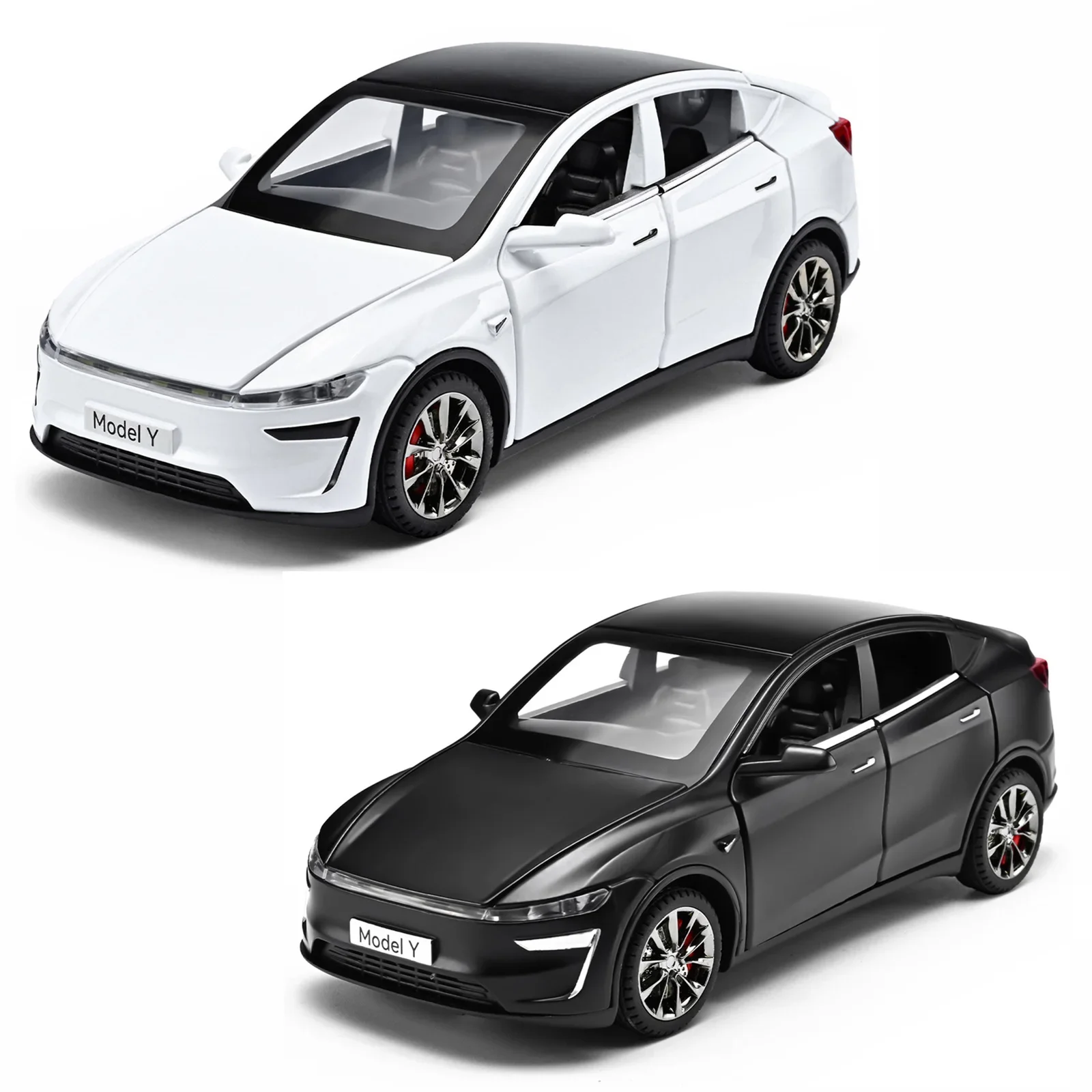 

1:32 2025 Model Y SUV Alloy Car Model Diecasts Metal New Energy Vehicles Car Model High Simulation Sound and Light Kids Toy Gift