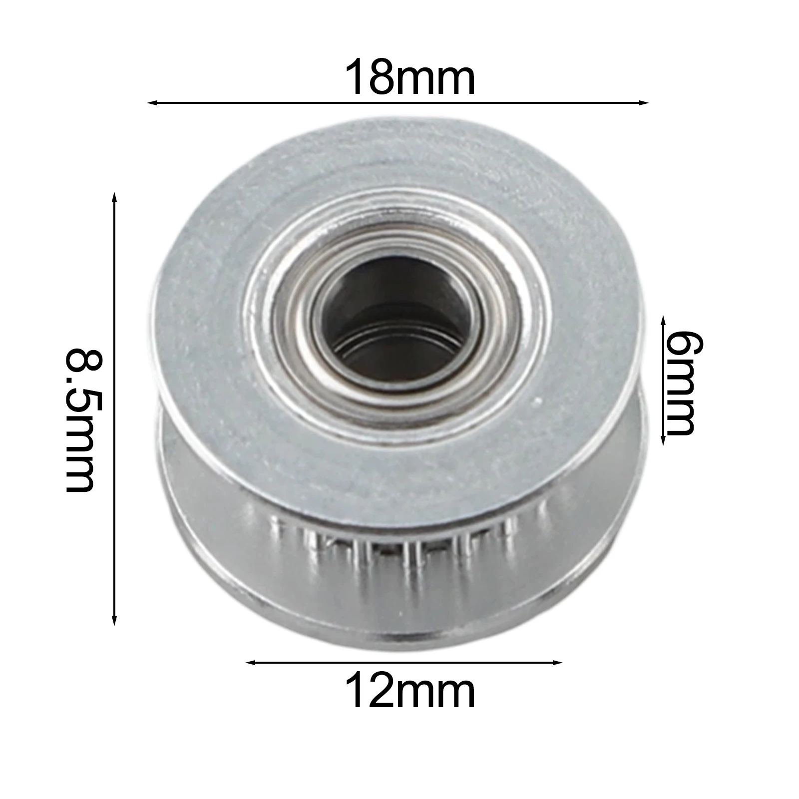 Aluminum Idler Pulley Kit Extruder Part 20 Teeth Pulleys 80*50*40 Mm Idler Pulley 5mm Bore Diameter CNC Tool Compatible