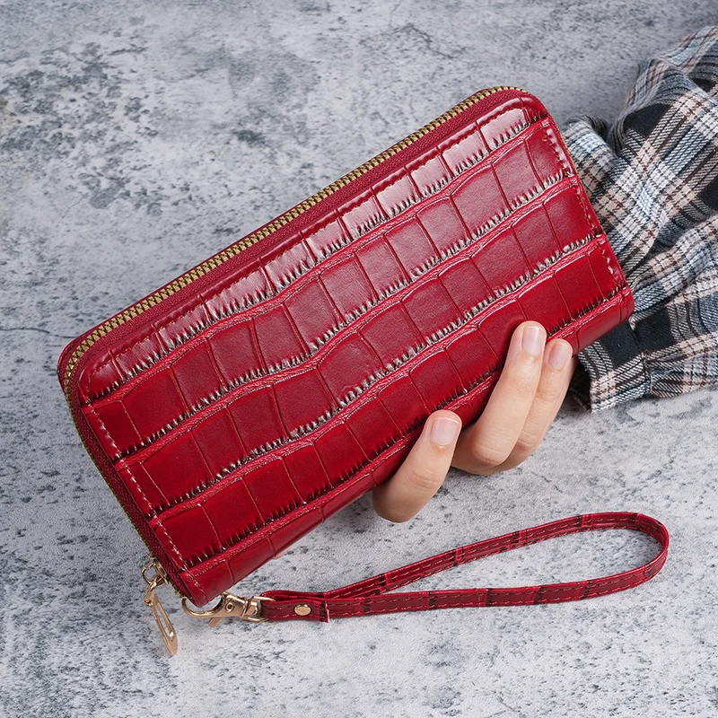 New ladies purse long Korean fashion single zipper multi-card student wallet mobile phone bag handbags