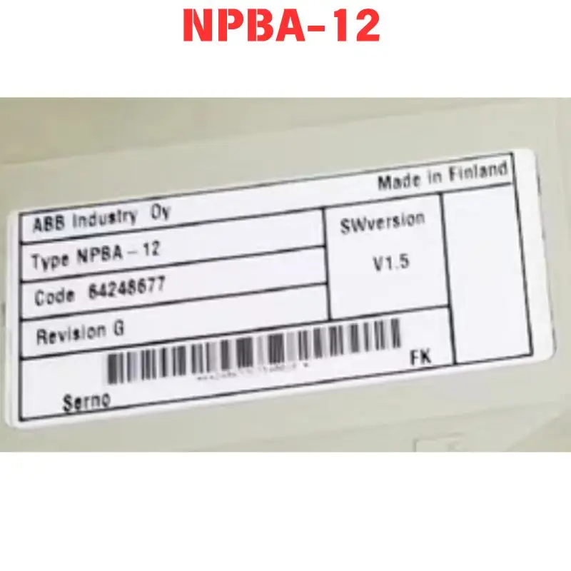 

NPBA-12 ABB fiber optic communication module Functional test OK Fast Shipping