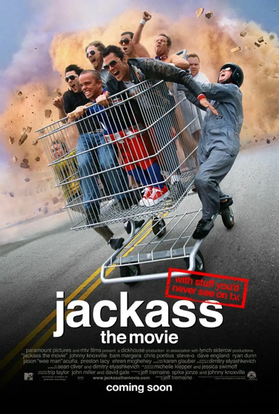 

Jackass Movie Print Art Canvas Poster For Living Room Decor Home Wall Picture