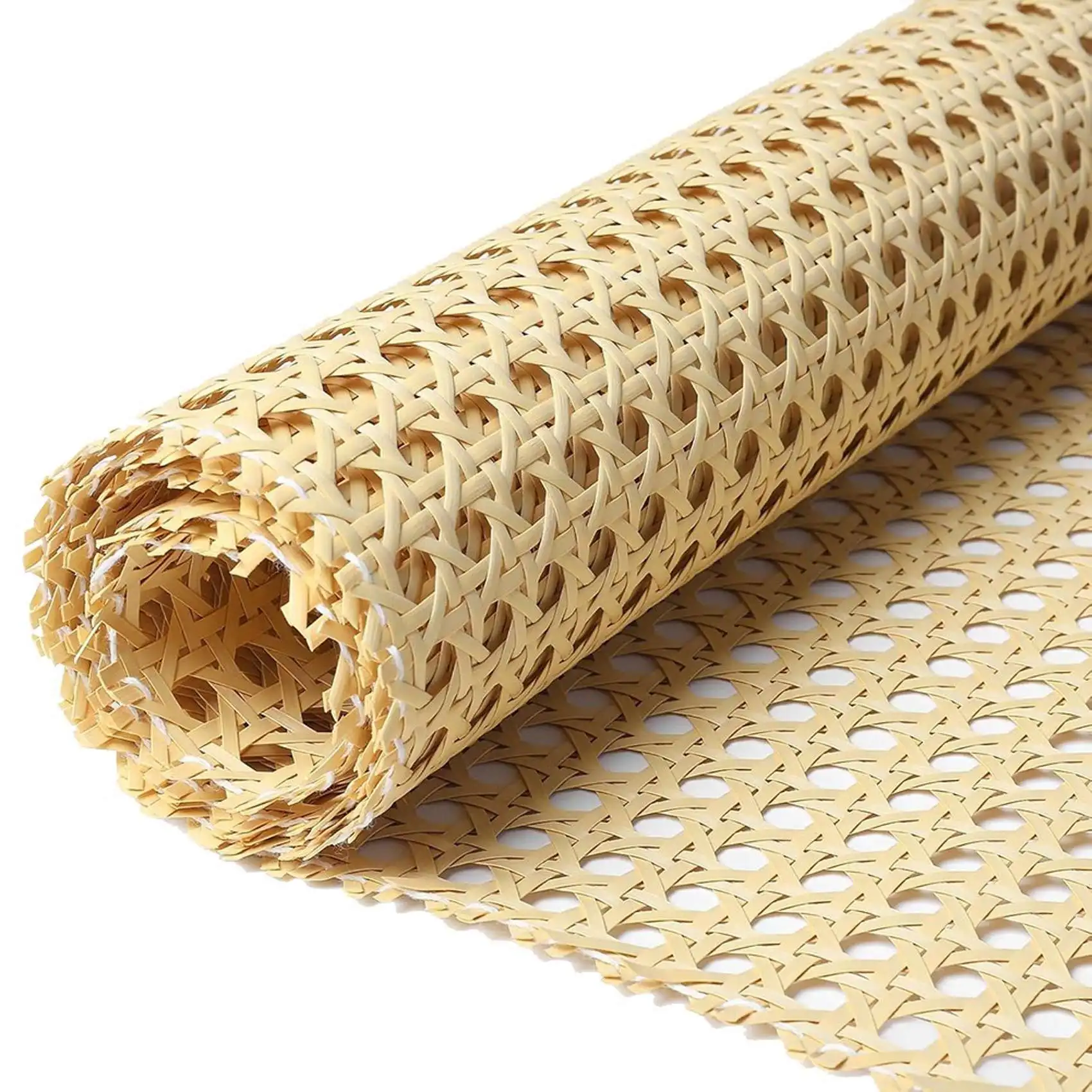 

ABKY-3Pcs 80-Inch Long (6.6 Ft) Rattan Webbing Rolls 16-Inch Wide Natural Rattan Webbing For Furniture,Chairs, Cabinets