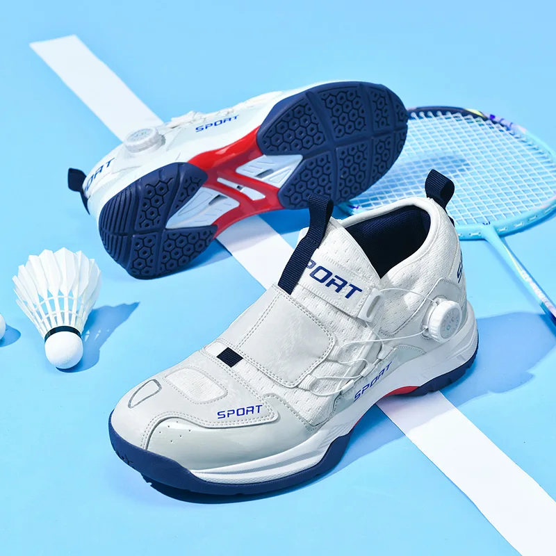 

2026 Badminton Shoes Men Anti Slip Cushioning Shoes High-quality Tennis Shoes Outdoor Sports Pro Sneakers Men and Women