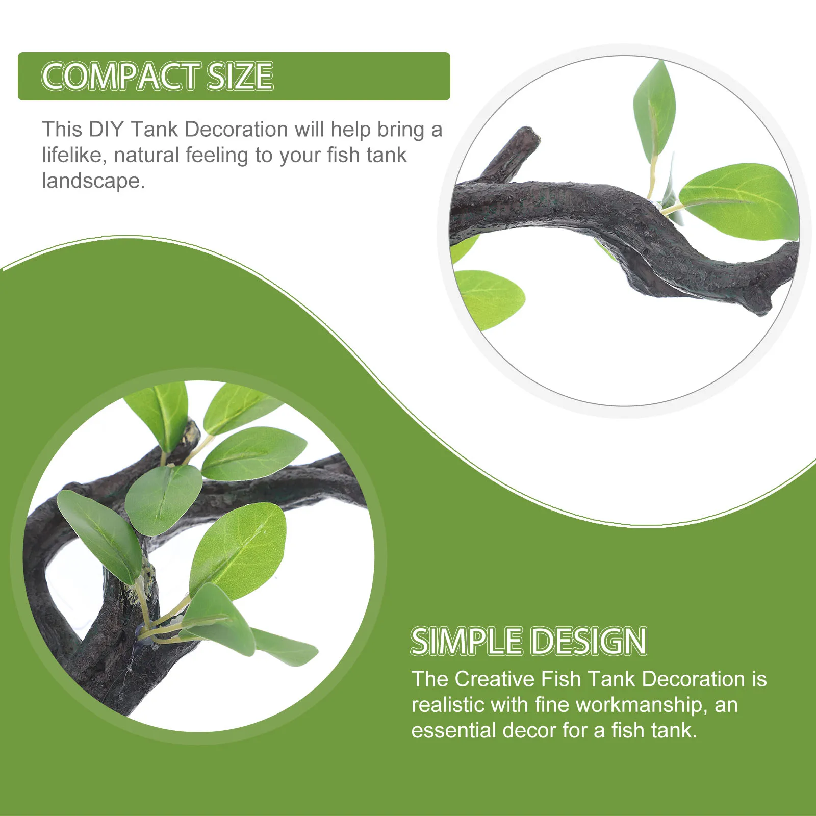 

Artificial Branch Resin Craft Fish Tank Tree Branch Aquarium Decor Natural Landscape DIY Aquarium Supplies Crab Climbing Toys