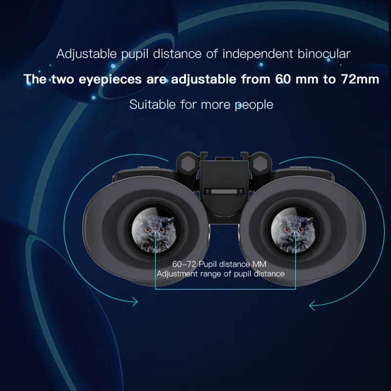 Binoculares visión nocturna con zoom digital infrarrojo y montaje 3D - imagen 3