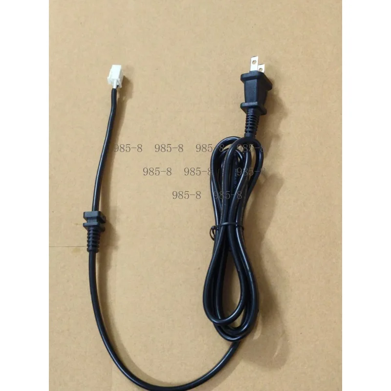 Certified 2-Pin Power Cord, 2×0.75mm² Full Copper Core, Buckle Terminals, Flexible Flame Retardant Cable