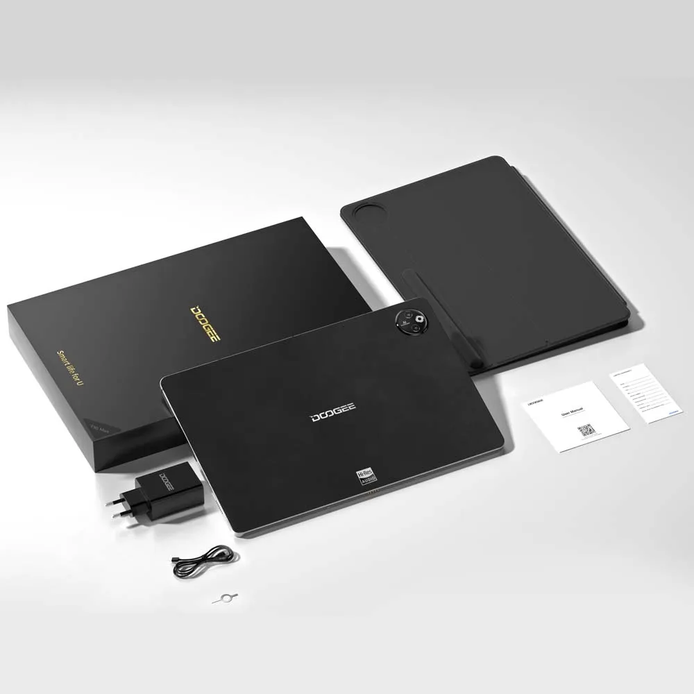 DOOGEE-Tableta T30 Max versión Global, dispositivo de 12,4 pulgadas, 4K, 20GB(8 + 12), 512GB, Android 14, cámara Dual, 10800mAh, 33W, cambio de cuerpo de aleación de aluminio