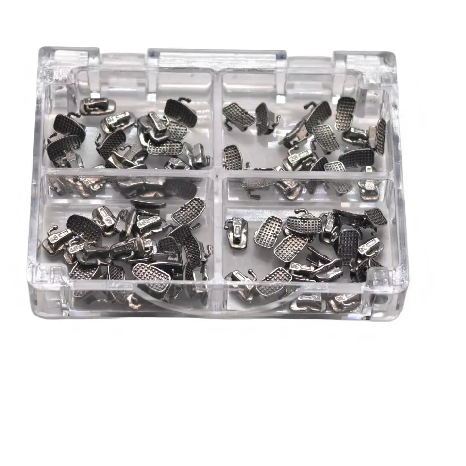 20 Sets Box Orthodontic Bondable Buccal Tubes 1st Molar MBT 0.022 Single Non Convertible Monoblock Dental Brackets