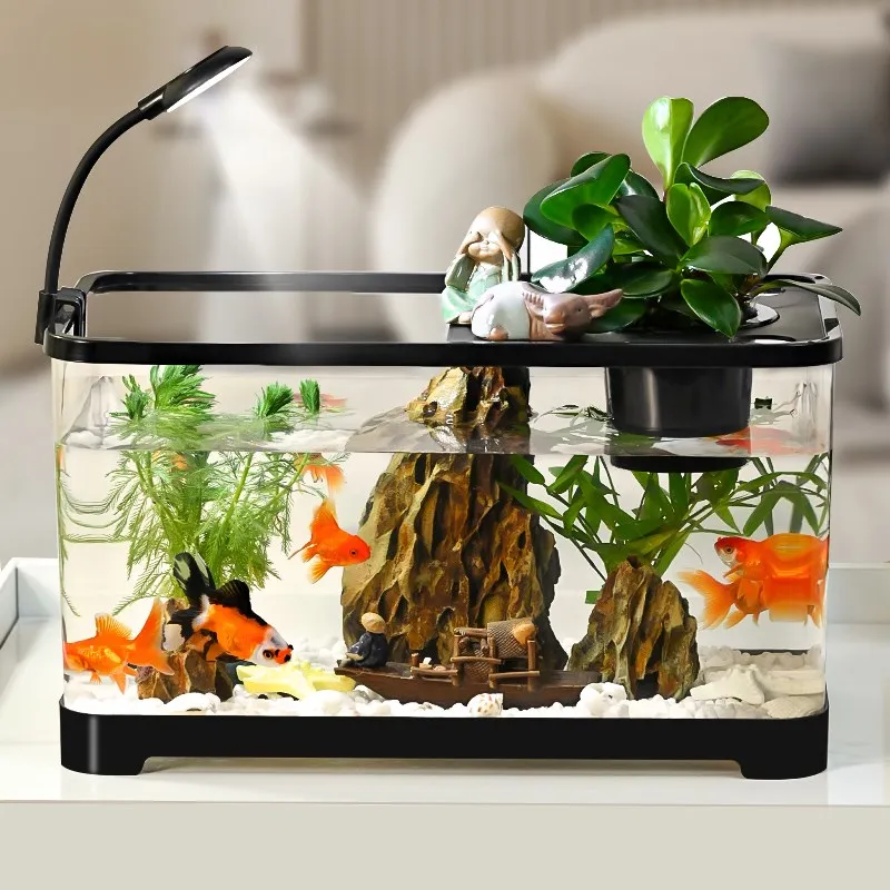 piccolo-acquario-da-scrivania-con-sistema-ecologico-per-uso-in-ufficio-e-casa-con-pesci-rossi-e-tartaruga-acquario-trasparente-in-plastica-dal-design-creativo