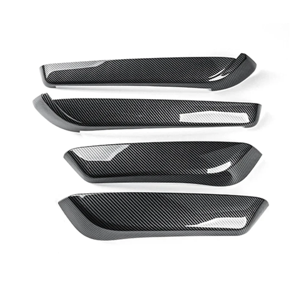 Carbon Fiber Style Door Panel Trim Stripe Inner Armrest Side Decoration Cover For Kia Stinger 2020 2021 2022 2023 2024