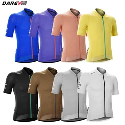 Darevie camisa de ciclismo 2024 legal camisa de ciclismo das mulheres dos homens respirável homem ciclismo maillot secagem rápida camisa de ciclismo fino ajuste pro