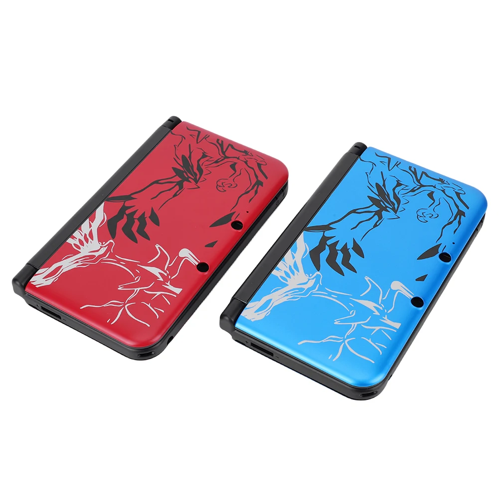 ل 3DS XL الجبهة والخلفية الإسكان شل غطاء غطاء البلاستيك الجبهة الخلفية غطاء الإسكان شل غطاء لنينتندو 3DS XL