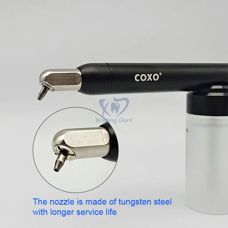 Coxo Dental Sandblaster With Water Spray Aluminum Oxide Dental Sandstone Sandblasting Gun Dentistry Tools  Dental Instruments