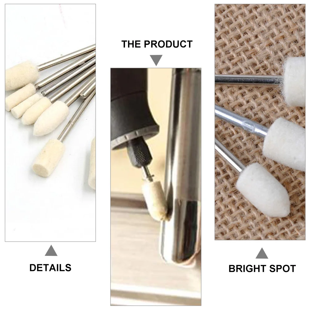 

38 pcs Wool Polishing Wheel Buffing Pad For Metal Jewelry Watch Glass Grinding Polishing Equipment Kit Tool Accessory