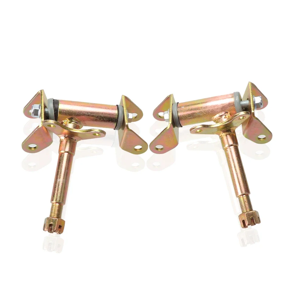 1 Pair 17mm Steering Strut Knuckle Spindle For ATV 49cc 50cc 70cc 90cc 110cc Go Kart Dirt Bike UTV Quad Bike Parts Disc Brake