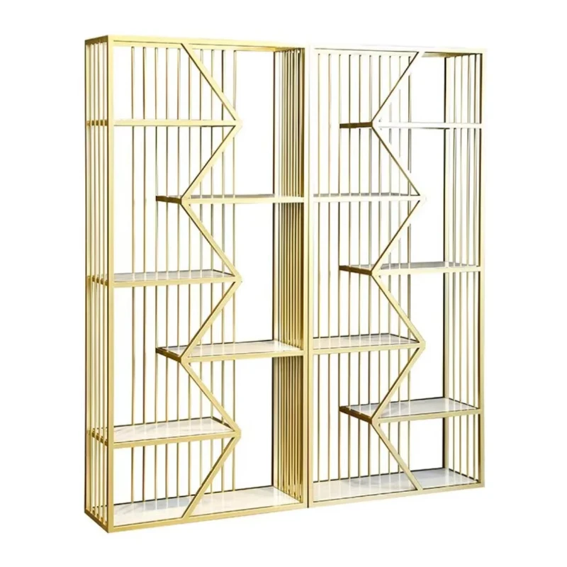 

light iron wood multi-layer storage shelf bookshelf portable environmental protection living room home office display shelf