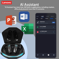 New Lenovo GM2 Pro AI Real-time Translation True Wireless Earphones Multiple Modes Translation Headphones AI Voice Chat Earbuds