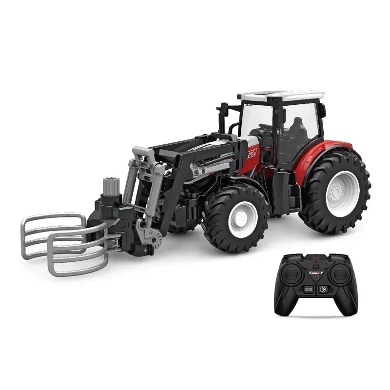 Farmer Engineering Vehicle Electric Toy 2.4G Wireless Remote Control 6-channel Charging Large Tractor Loader