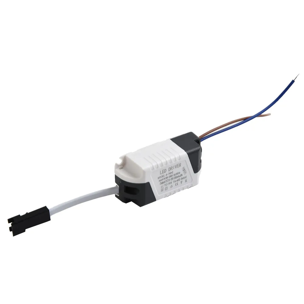 AC85 265V Segment LED Driver 3W 24W Constant Current Power Supply in Plastic Shell for Ceiling For Lamps and Panel Lights