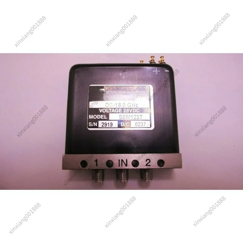 For SEM123T SPDT Coaxial RF Switch DC-18GHz 1W Power SMA Interface Microwave Signal Control Electronic Component