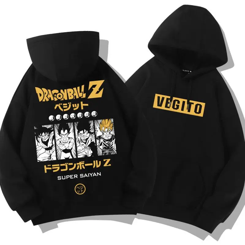 

New High-quality Dragon Ball Joint Sun Wukong Buou Sweater Printed Women's and Men's Loose Round Neck Short-sleeved T-shirt