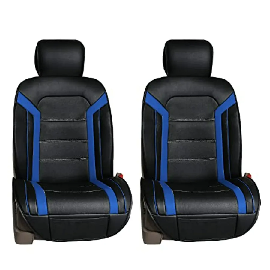 

Car Seat Cover Cushion - 2 Pack Seat Covers for Cars Trucks SUV Faux Leather Car Seat Cushions Waterproof Car Seat Cover Cushio