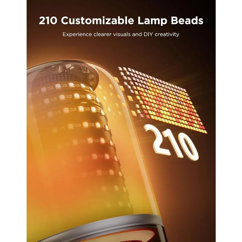 مصباح طاولة 2 Pro x Sound من JBL، مصباح طاولة لاسلكي ذكي مع مكبر صوت، مزامنة ضوء الموسيقى، 16 وضعًا للموسيقى وأكثر من 100 وضعًا للمشهد #4