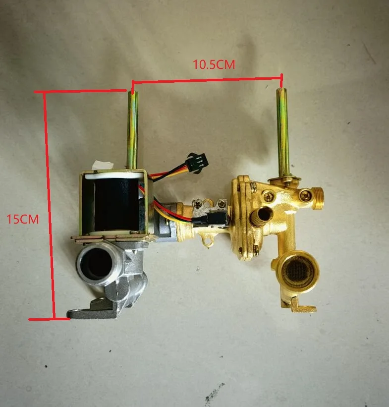 Gas Water Heater Parts 7-10L Gas and Water sequence valve 150MM Height