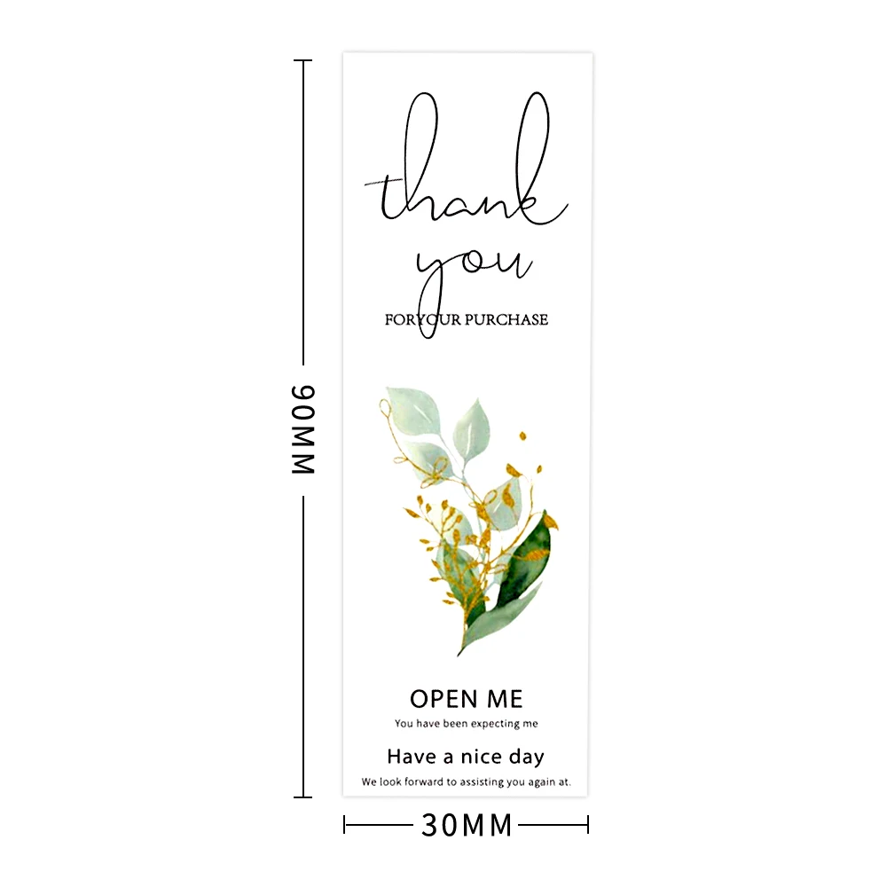 100pcs Flowers Round Thank You Stickers for Supporting Small Business Seal Labels for Thank You Cards,Wedding Party