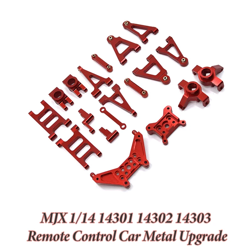 MJX1/14 14301 14302 14303 Accessori per auto telecomandati Braccio di aggiornamento in metallo, sterzo, n. 802