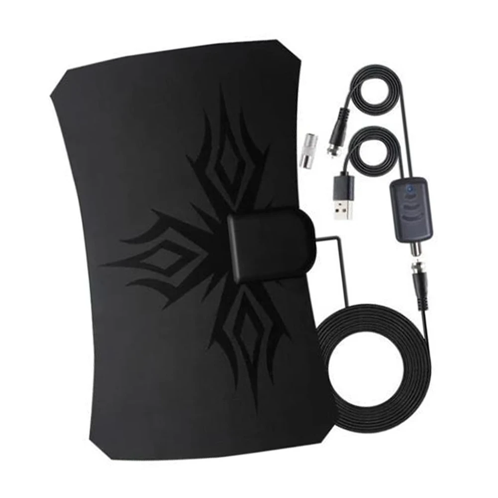 FFYY-TV Цифровая антенна HDTV 4K Интерьер Крытый HD Усилитель с высоким коэффициентом усиления Спутниковый ресивер Miles Aerial