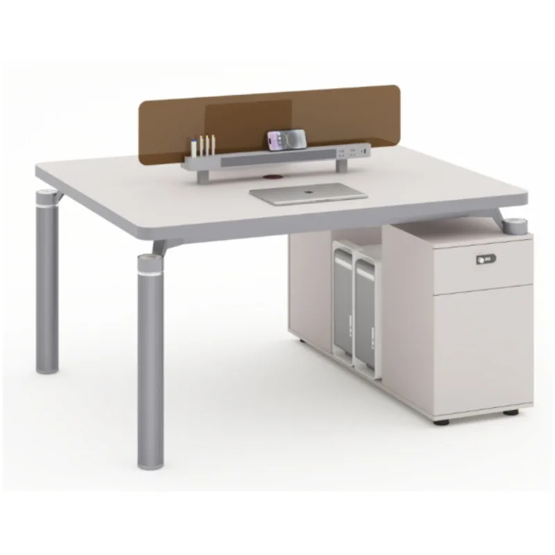 Two-person four-person multi-functional desktop screen desk office furniture