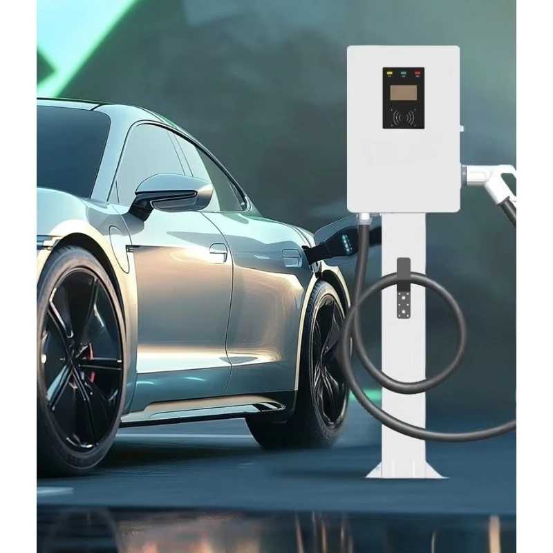 20kW GBT DC Fast EV Charger Wall & Floor Mounted EV Charging Station Pile for Electric Car Support RFID Card 4G Wifi App