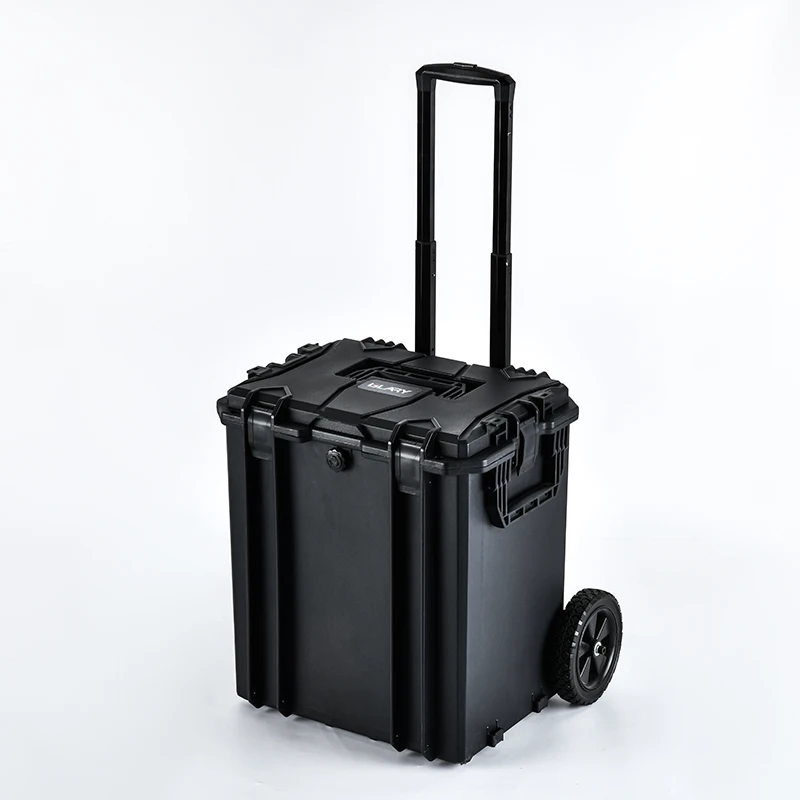 Shockproof, waterproof, dustproof grade plastic hard , rollable travel storage box