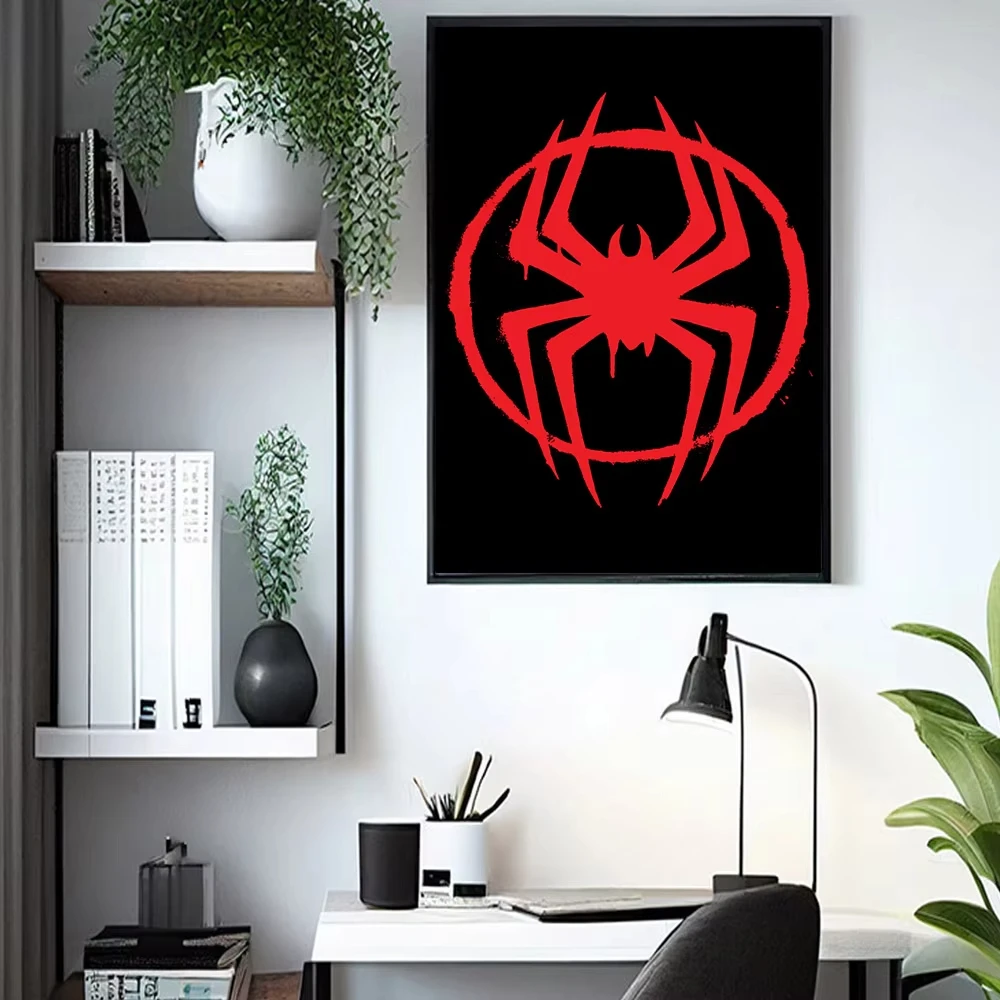 ديزني الرجل العنكبوت عبر الآية العنكبوت المشارك ديزني 2023 فيلم جديد قماش اللوحة طباعة غرفة المعيشة المنزل جدار ديكور فني