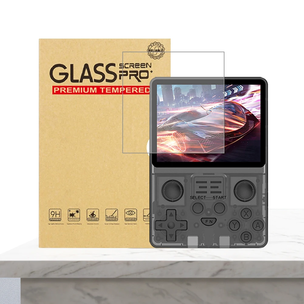 HD Screen Protector Film 9H Hardness Screen Tempered Film Anti-Fingerprint Screen Protective Film for Powkiddy RGB20S/R36S/R35S