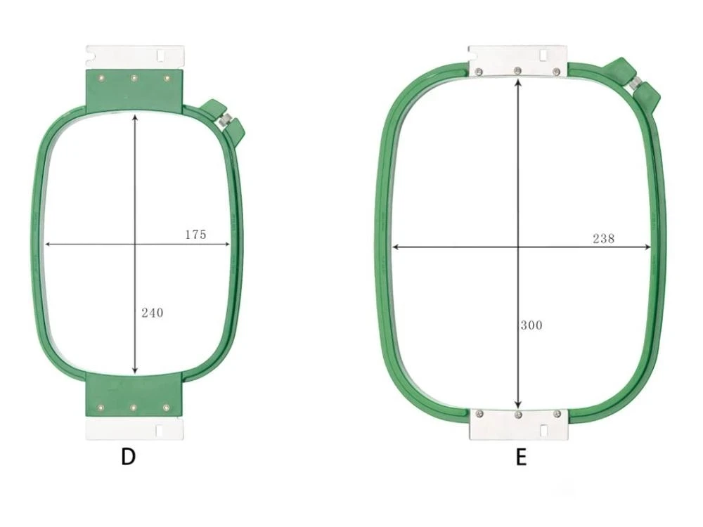 Plastic Cross Stitch Hoop, Suction Embroidery, Rectangle Set Frame, Sewing Machine Parts, Accessories, 355mm