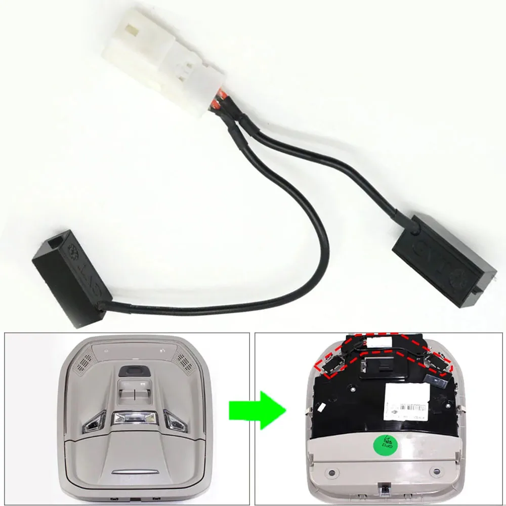 

Car Microphone Reading Light Lamp Plug Cable 7911105XKN04A For Great Wall Haval Dargo F7 F7x Tank 300 Jolion H6