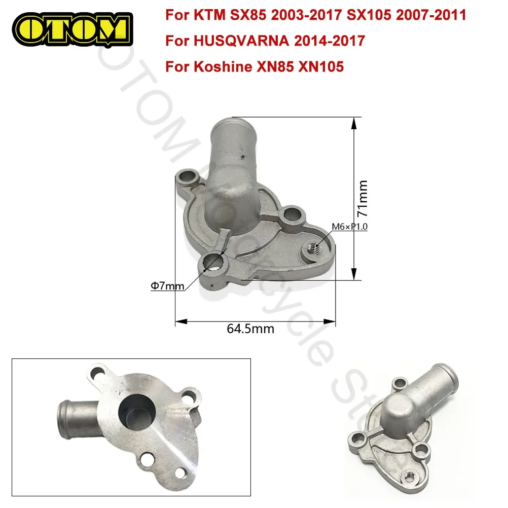85/105cc Motorcycle Water Pump Cover Engine Case Guard Protector For KTM SX85 SX105 HUSQVARNA TC85 Koshine XN85 XN105 2003-2017