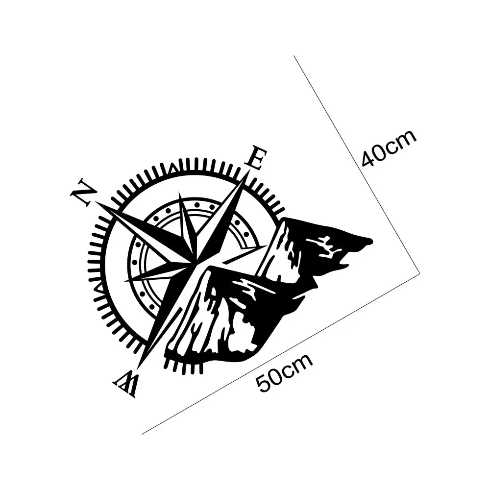 ملصقات السيارات شاحنة التخييم البوصلة الرسومات الجسم ديكور الفينيل فيلم الشارات ل Volkswagen VW Transporter T4 T5 T6 اكسسوارات