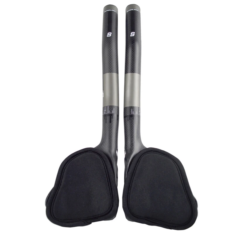 

Горячий AD-Carbon 3K Rest Handlebar Велосипедный руль Carbon Tt Велосипедные рули Пробная ручка TT Bar Руль для триатлона