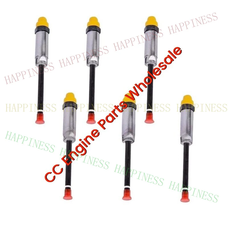 RN+   6X Fuel Injector 1705187 170-5187 for Caterpillar 3306 3306B Engine 12G 12H 140H