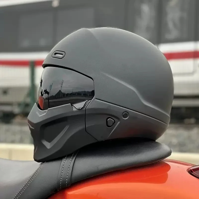 2025 Scorpion Retro Motorcycle Helmet DOT Approved Multi-purpose Half Open Design Personality Moto Locomotive Style