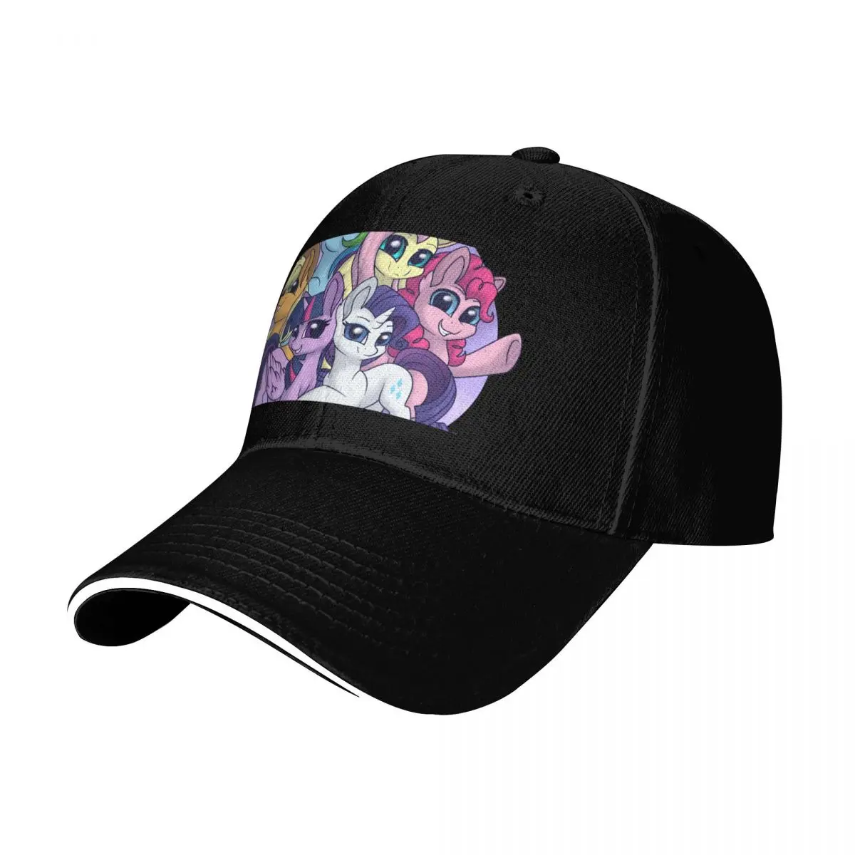 

Mane 6 Cast - My Little Pony: Friendship is Magic - MLP Baseball Cap Horse Hat foam party Hat Hood Women's Men's