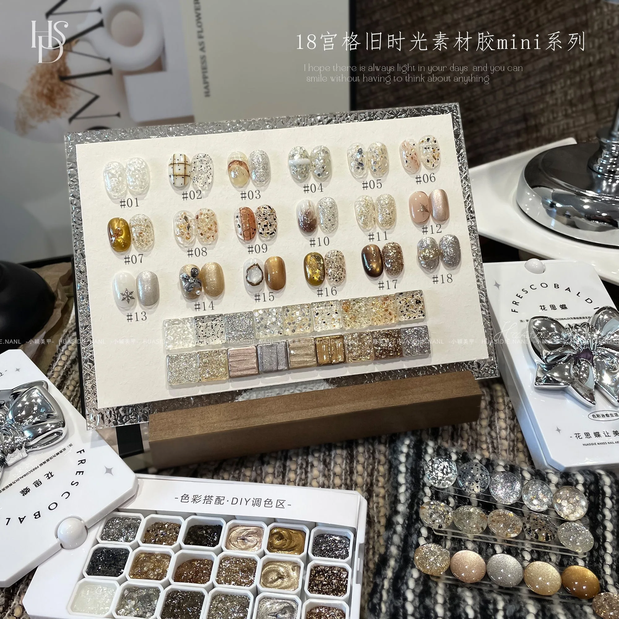 เจลเพ้นท์เล็บเนื้อครีมผงวิ้ง 3 มิติ ลวดลายใหม่ล่าสุด ไม่ต้องใช้ท็อปโค้ท เจลขัดเงา UV/LED สำหรับตกแต่งเล็บ