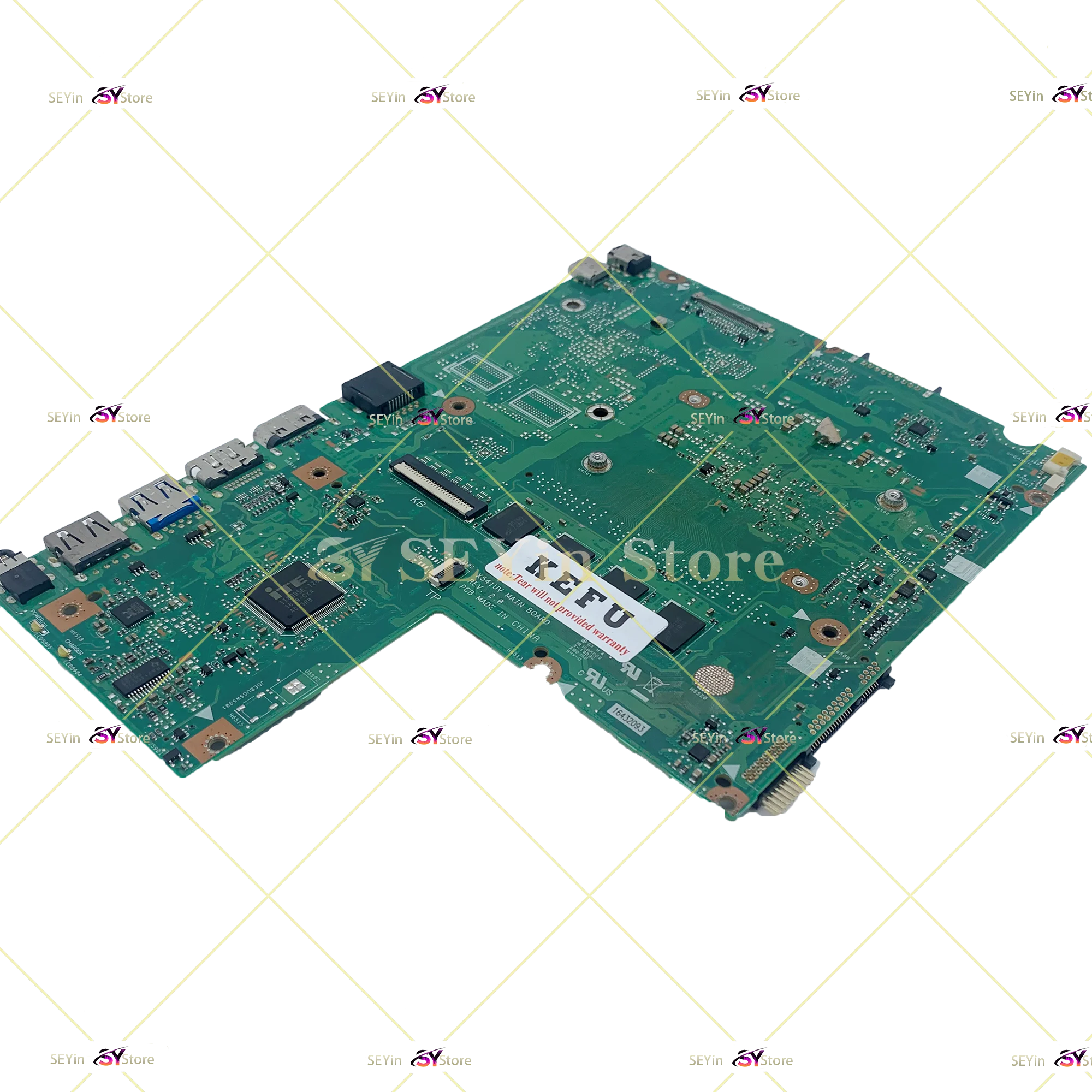 Mainboard X541UA Laptop Motherboard For ASUS X541UJ X541UAK X541U F541U A541U X541UV X541UVK I3 I5 I7 CPU 4GB/8GB-RAM UMA