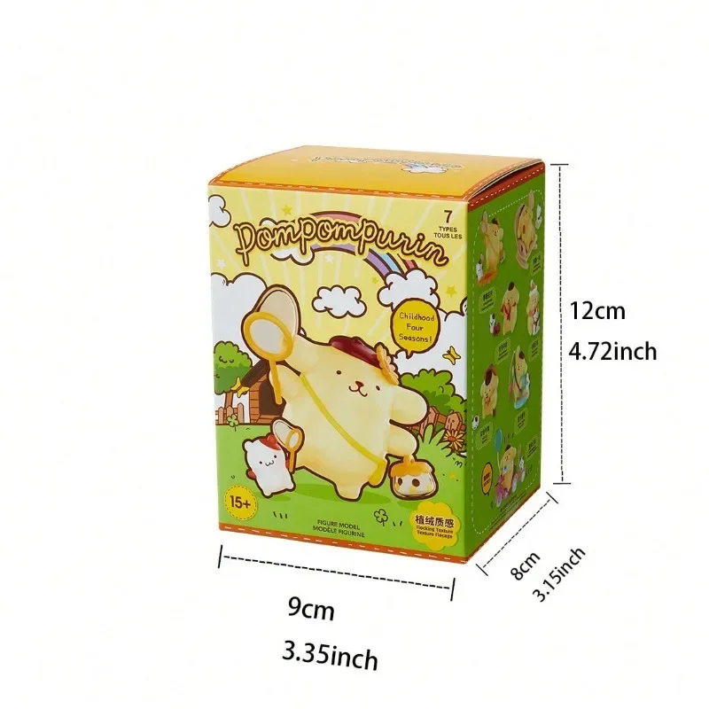 Caja ciega de perro pudín, figuras de juguete de la serie Four Seasons, figuras de acción bonitas, cajas sorpresa, decoración del hogar, regalos de cumpleaños para niñas