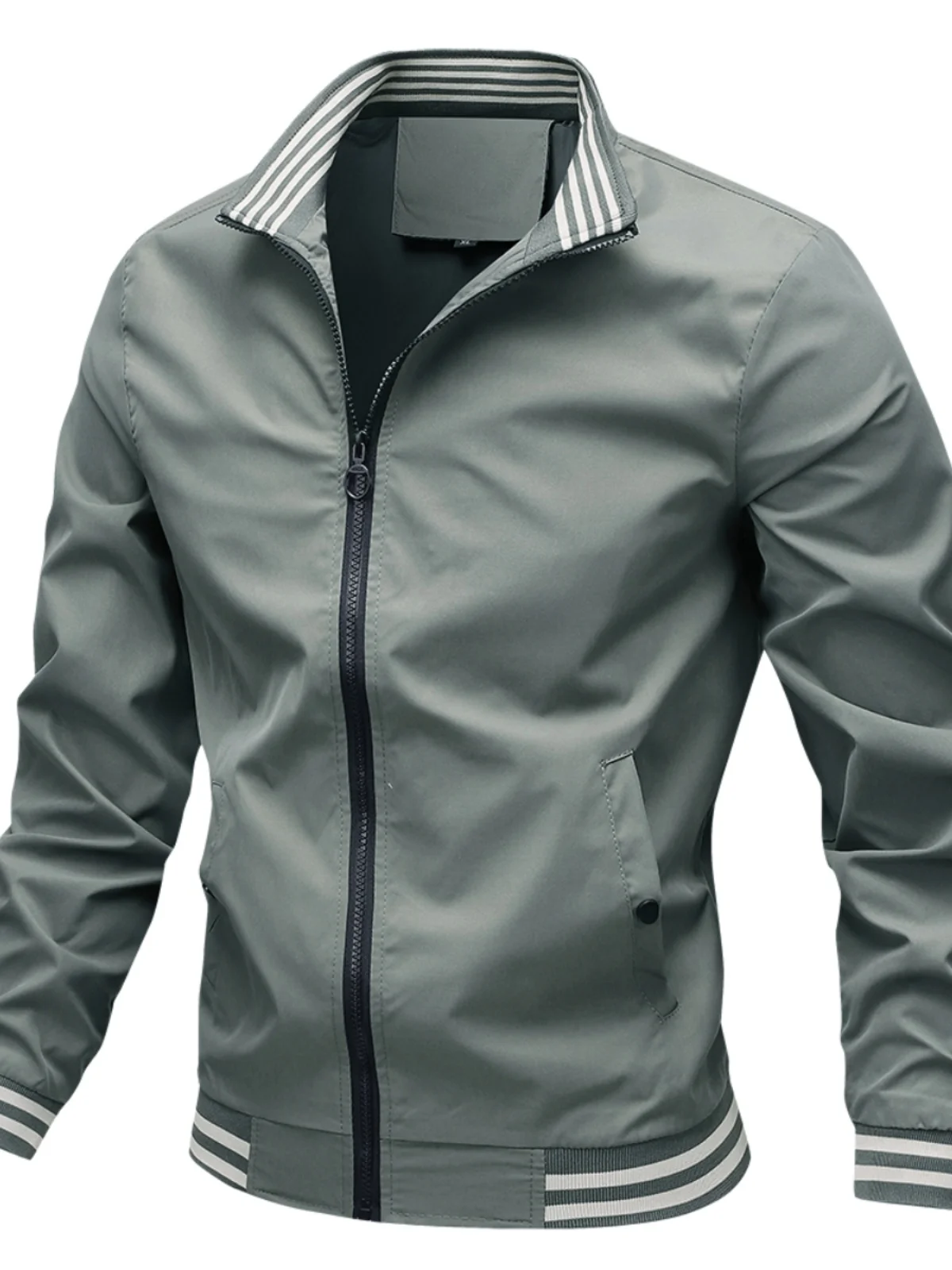 

Мужской повседневный удлиненный кардиган на весну-осень, универсальный, ветрозащитный, с открытыми пуговицами, молодежный, модный, брендовый, приталенный, из полиэфирного волокна